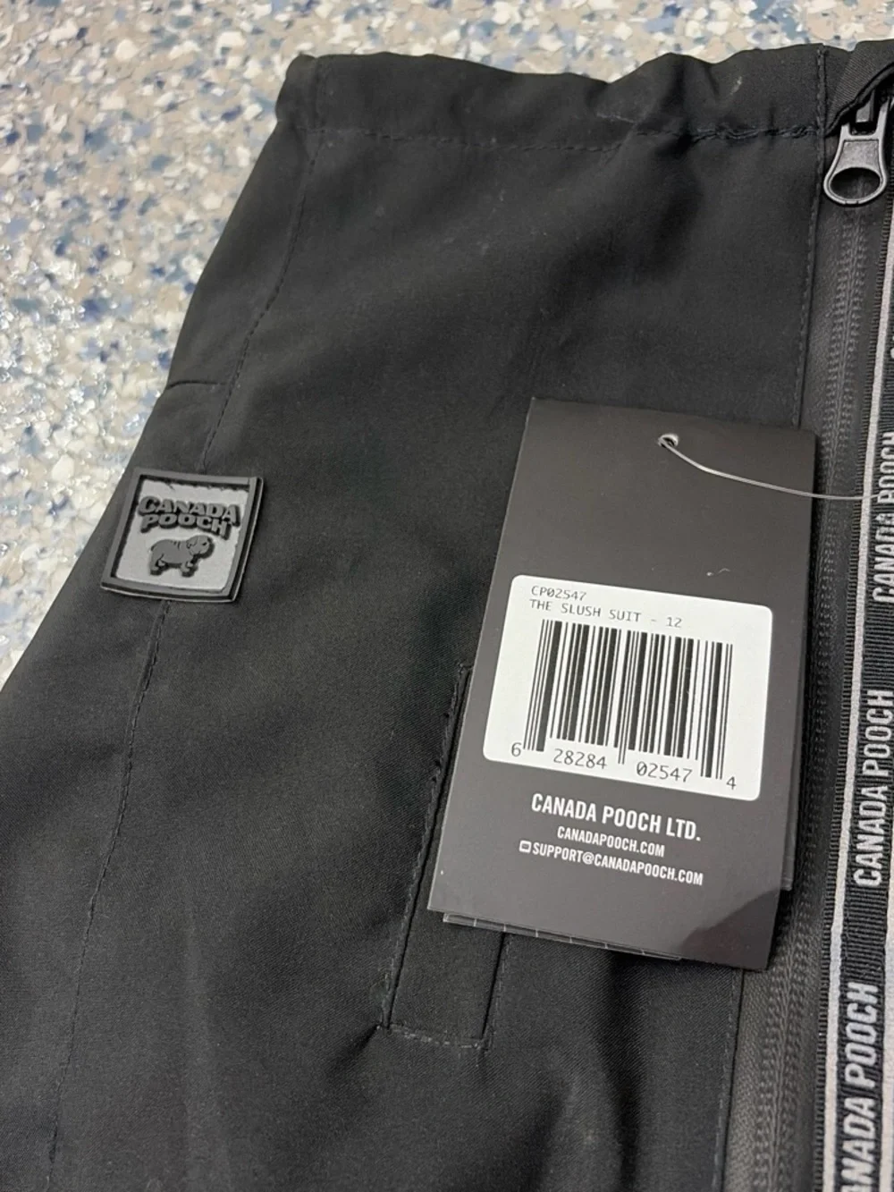 Dog Canada pooch slush suit